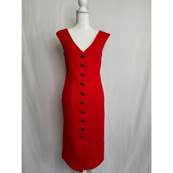 Anthropologie Maeve Red/Verm Dress
